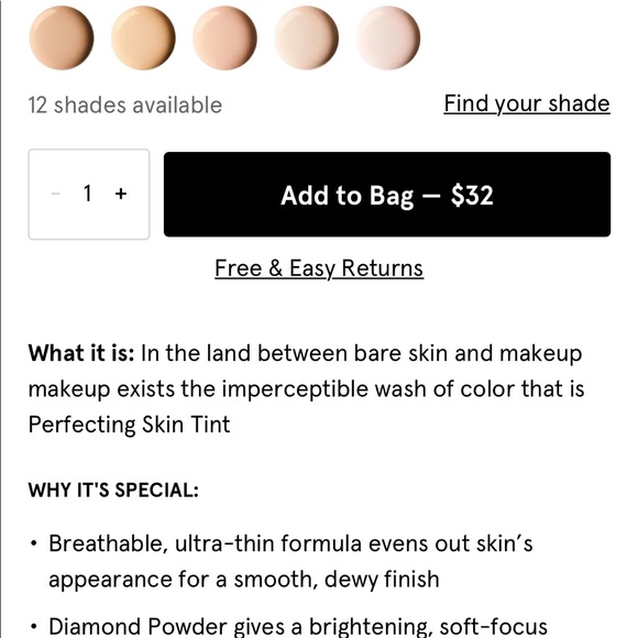 Glossier skin tint and concealer - Picture 7 of 7